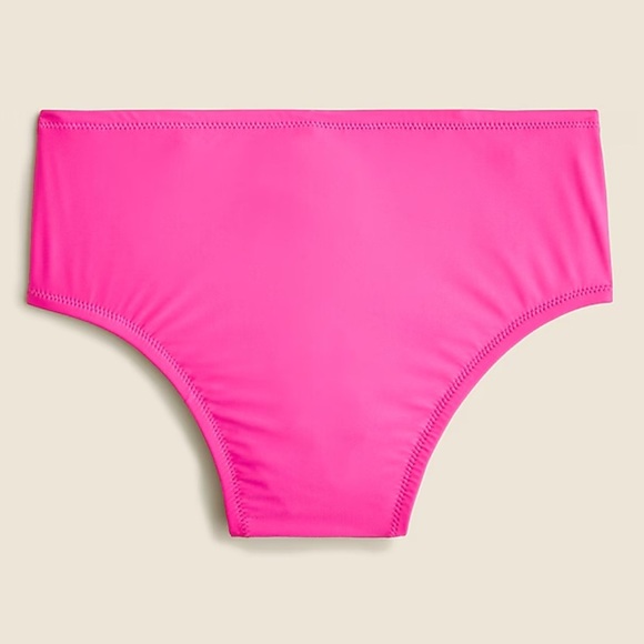 J.Crew Swim High-Rise Full-Coverage Pink Bikini Bottom Sizes XXS, S, M, XL NWT - Picture 4 of 5